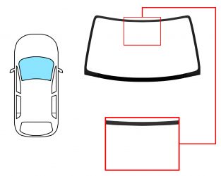 PARABRISAS SUZUKI IGNIS 2003-2009 DELANTERO / VERDE 