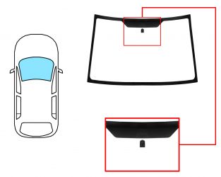 PARABRISAS SUZUKI LIANA 2001-2006 DELANTERO / VERDE / CON BASE ESPEJO