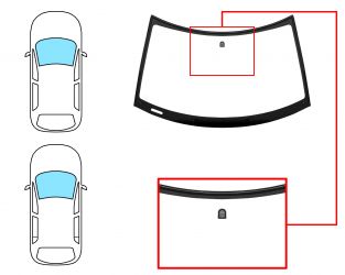 PARABRISAS SUZUKI SWIFT 2010-2014 3/5 PUERTAS / DELANTERO / VERDE / CON BASE ESPEJO / MOLDURAS PREMONTADAS