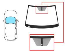 PARABRISAS SUZUKI SX4 S-CROSS 2013-2016 DELANTERO / CON BASE ESPEJO / VERDE