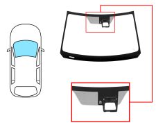 PARABRISAS SUZUKI VITARA 2015-2020 DELANTERO / VERDE / ACUSTICO / CON BASE ESPEJO / CON SOPORTE CAMARA