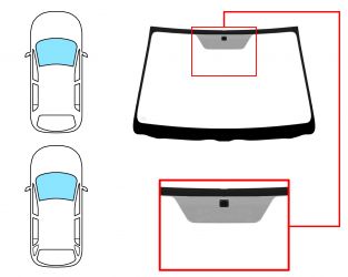 PARABRISAS TOYOTA AVENSIS 2003-2006 4/5 PUERTAS / FAMILIAR / DELANTERO / VERDE / CON BASE ESPEJO