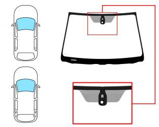 PARABRISAS TOYOTA AVENSIS 2003-2006 4/5 PUERTAS / FAMILIAR / DELANTERO / VERDE / CON BASE ESPEJO / CON SENSOR