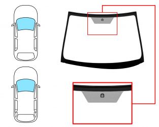 PARABRISAS TOYOTA AVENSIS 2008-2012 4 PUERTAS / FAMILIAR / DELANTERO / VERDE / ACUSTICO / CON BASE ESPEJO / MOLDURAS PREMONTADAS