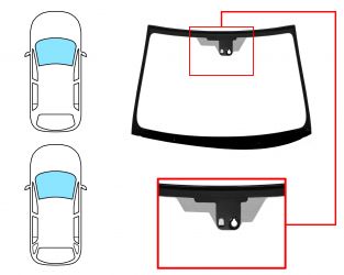 PARABRISAS TOYOTA AVENSIS 2008-2012 4 PUERTAS / FAMILIAR / DELANTERO / VERDE / CON BASE ESPEJO / CON SENSOR / CAMBIO EN LA SERIGRAFIA / MOLDURAS PREMONTADAS