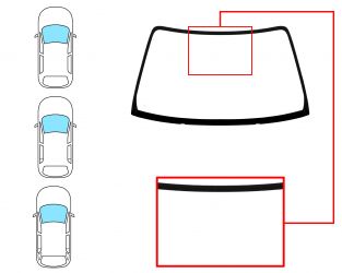 PARABRISAS TOYOTA COROLLA 1992-1997 3/4/5 PUERTAS COMPACT / FAMILIAR / DELANTERO / AZUL
