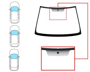 PARABRISAS TOYOTA COROLLA 2002-2004 3/4/5 PUERTAS / FAMILIAR / DELANTERO / VERDE / CON BASE ESPEJO