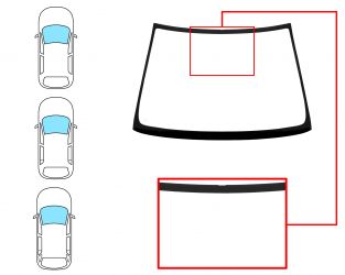 PARABRISAS TOYOTA COROLLA 2002-2004 3/4/5 PUERTAS / FAMILIAR / DELANTERO / VERDE