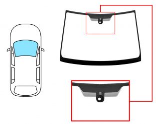 PARABRISAS TOYOTA COROLLA VERSO 2004-2007 DELANTERO / VERDE / CON BASE ESPEJO / CON SENSOR