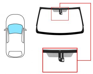 PARABRISAS TOYOTA IQ 2009-2015 DELANTERO / VERDE / ACUSTICO / CON BASE ESPEJO / CON SENSOR / MOLDURAS PREMONTADAS