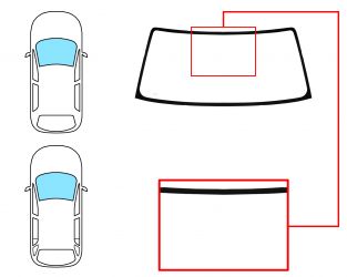 PARABRISAS TOYOTA LAND CRUISER 1995-2003 FJ90 3/5 PUERTAS / DELANTERO / VERDE