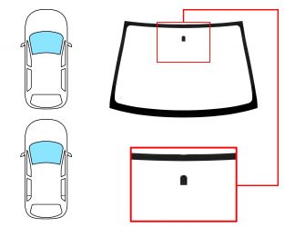 PARABRISAS TOYOTA YARIS 1998-2003 3/5 PUERTAS / DELANTERO / VERDE / CON BASE ESPEJO