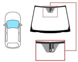 PARABRISAS TOYOTA YARIS 2011-2014 3/5 PUERTAS / DELANTERO / VERDE / CON BASE ESPEJO / CON SENSOR