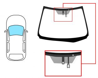 PARABRISAS TOYOTA AURIS 2013-2015 5 PUERTAS / FAMILIAR / DELANTERO / VERDE / ACUSTICO / CON BASE ESPEJO / CON SENSOR / ANTENA / MOLDURAS PREMONTADAS