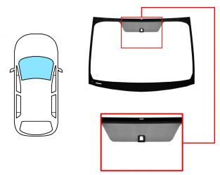PARABRISAS TOYOTA PRIUS+ 2015-2020 DELANTERO / VERDE / ACUSTICO / CON BASE ESPEJO / PANTALLA INTEGRADA