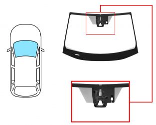 PARABRISAS TOYOTA RAV4 2019-> DELANTERO / VERDE / ACUSTICO / CON BASE ESPEJO / CON SENSOR / CON SOPORTE CAMARA / MOLDURAS PREMONTADAS