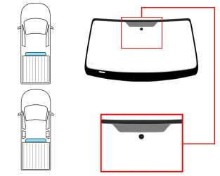PARABRISAS VOLKSWAGEN AMAROK 2010-2016 2/4 PUERTAS / DELANTERO / VERDE / CON BASE ESPEJO / MOLDURAS PREMONTADAS