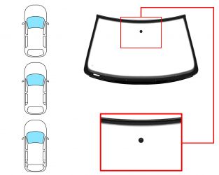 PARABRISAS VOLKSWAGEN GOLF IV 1997-2004 3/5 PUERTAS / FAMILIAR / DELANTERO / VERDE / CON BASE ESPEJO / MOLDURAS PREMONTADAS
