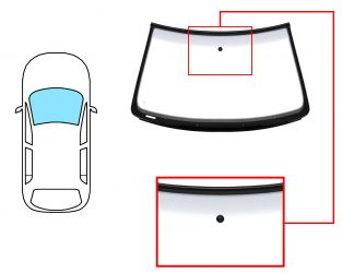 PARABRISAS VOLKSWAGEN BORA 1997-2005 3/5 PUERTAS / FAMILIAR / DELANTERO / VERDE BANDA GRIS / CON BASE ESPEJO / MOLDURAS PREMONTADAS