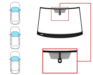 PARABRISAS VOLKSWAGEN GOLF VII 2012-2017 MODELO PANORAMICO / 3/5 PUERTAS / FAMILIAR / DELANTERO / VERDE / CON BASE ESPEJO / CON SENSOR / MOLDURAS PREMONTADAS