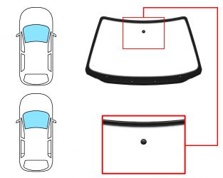 PARABRISAS VOLKSWAGEN POLO 1995-1999 3/5 PUERTAS / DELANTERO / VERDE / MOLDURAS PREMONTADAS 
