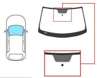PARABRISAS VOLKSWAGEN SCIROCCO 2014-2017 DELANTERO / VERDE / CON BASE ESPEJO / MOLDURAS PREMONTADAS 