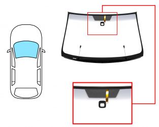 PARABRISAS VOLKSWAGEN TOUAREG 2002-2007 DELANTERO / VERDE BANDA GRIS / CRISTAL TERMICO / CON BASE ESPEJO / CON SENSOR / MOLDURAS PREMONTADAS