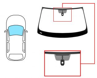 PARABRISAS VOLKSWAGEN TOUAREG 2010-2014 DELANTERO / VERDE / ACUSTICO / CON BASE ESPEJO / CON SENSOR / MOLDURAS PREMONTADAS