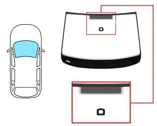 PARABRISAS VOLKSWAGEN TOURAN 2003-2006 DELANTERO / VERDE / CON BASE ESPEJO / CON SENSOR A 24CM DEL BORDE / MOLDURAS PREMONTADAS