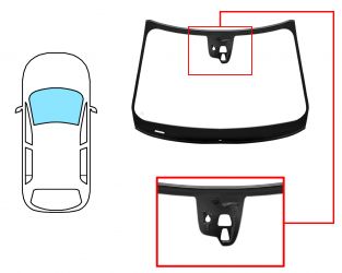 PARABRISAS VOLVO XC60 2008-2013 DELANTERO / VERDE / CON BASE ESPEJO / CON SENSOR REDONDO / CON SOPORTE CAMARA / MOLDURAS PREMONTADAS