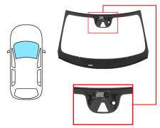 PARABRISAS VOLVO S60 2019-> DELANTERO / VERDE / ACUSTICO / CON SENSOR / CON SOPORTE CAMARA / GPS / PANTALLA INTEGRADA / MOLDURAS PREMONTADAS