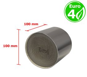 INTERIOR METALICO EURO 4 GASOLINA / DIESEL REDONDO BOCA 100MM DIAMETRO X 100MM LONGITUD